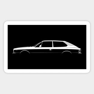 Lancia Beta HPE Silhouette Magnet